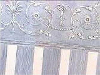 Embossed Wallpaper Over A Brick Or Cement Block