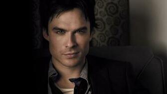 Wallpaper Face Ian Somerhalder Damon Salvatore The Vampire Diaries
