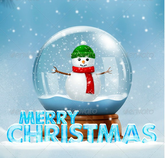 Snow Globe Background