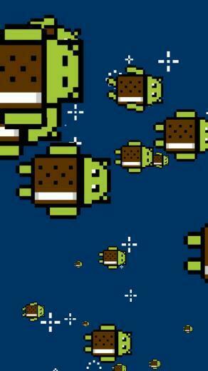 Android Pixelated Wallpaper
