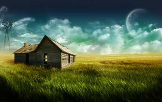 The Old Farm Wallpaper Stock Photos