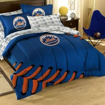 New York Mets Full Comforter And Sham