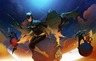 Simply Move Batgirl And Co From Sitting On Gargoyles To Planets
