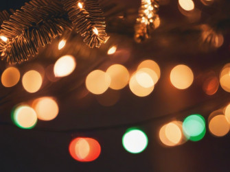Christmas Lights Aesthetic Wallpaper