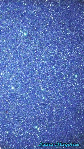 Sparkely Blue Girly Wallpaper Top