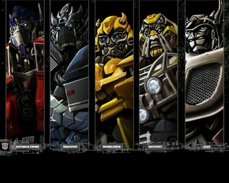 Autobots Lineup Wallpaper Myspace Background
