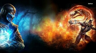 Mortal Kombat Sub Zero Scorpion Wallpaper