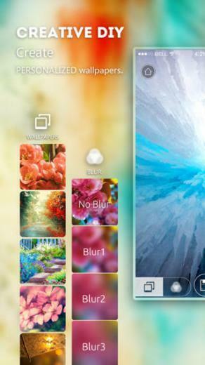 Wallpaper Background Blur Color Status Bar HD For Ios On The