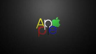 Apple Text Logo HD Wallpaper Wallpaperfx