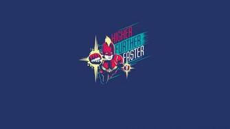 Higher Further Faster Minimal Captain Marvel Wallpaper HD