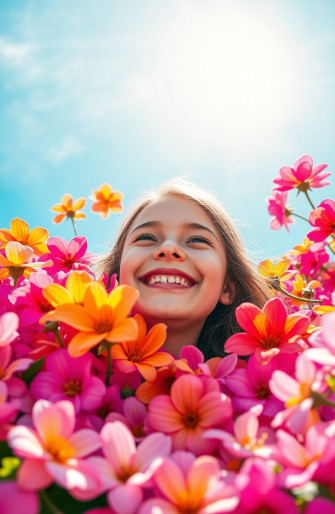 Happy Girl Wallpaper