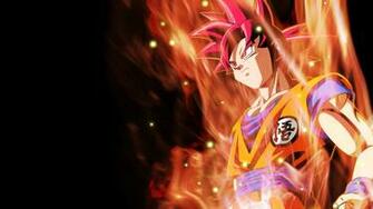 Goku Super Saiyan God Wallpaper