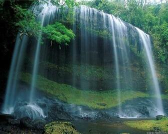Small Waterfall Desktop Wallpaper Background