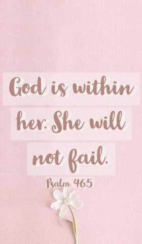 God Is Within Her She Will Not Fail Psalm Christian