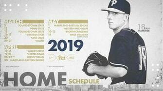 Baseball Schedule Announced Pitt Panthers H2p
