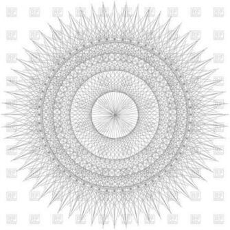 Guilloche Rosette Background Vector Image Of Background Textures