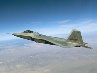 Military Jet Fighter Wallpaper F Raptor