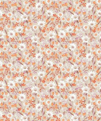 Flannel Flowers Wallpaper Vintage Floral Milton