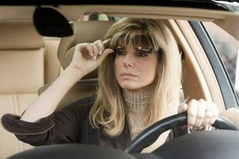 Sandra Bullock In Car
