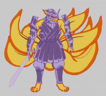 Kurama With Susanoo Armor HD By Masterchristian