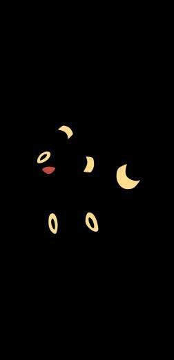 Minimalist Umbreon Darkness HD Wallpaper