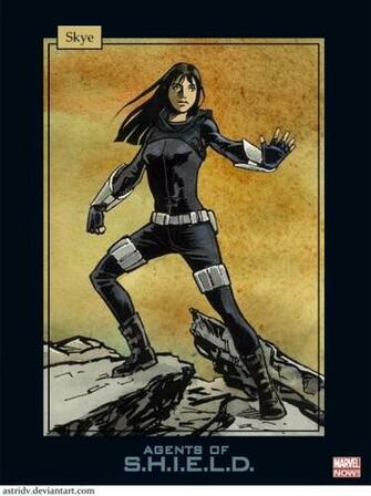 Agents Of Shield Trading Cards Skye By Astridv
