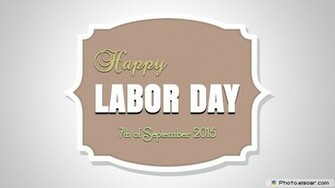Happy Labor Day 7th Of September HD Wallpaper