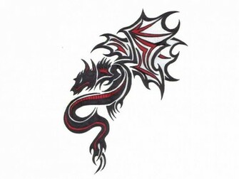 Tribal Dragon Background Wallpaper HD