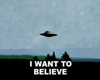 Believe Ufo Wallpaper The Xfiles Flying