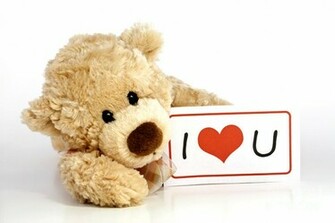 Bear With I Love You Sign Blink Image Lovely Teddy Wallpaper
