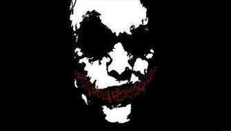 The Joker Black Smile Wallpaper And Desktop Background