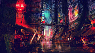 Night Street Wallpaper