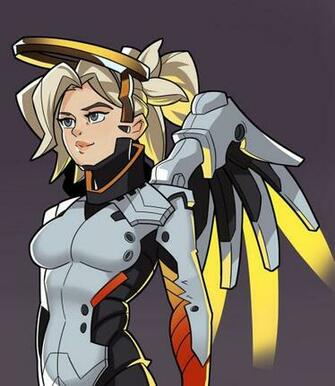 Overwatch Mercy By Splashbrush