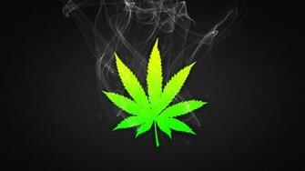 Smoke Pot Weed Green Wallpaper Wallchan