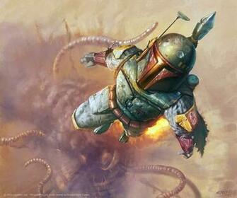 Boba Escapes The Sarlacc Star Wars Art Concept