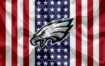 Wallpaper Philadelphia Eagles 4k Logo Emblem Silk