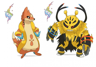 Mega Floatzel And Electivire By Rocket14