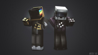 Minecraft Daft Punk Wallpaper V1 By Minecraftmill