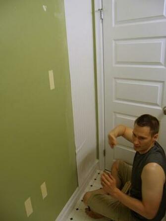 Frugal Family Times Install Beadboard Paintable Wallpaper