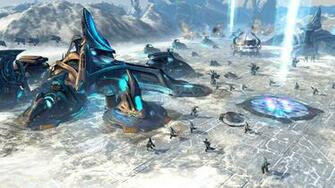 Halo Wars Covenant Base Wallpaper