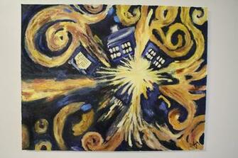 My Nw Indiana And More Doctor Who Van Gogh S Exploding Tardis