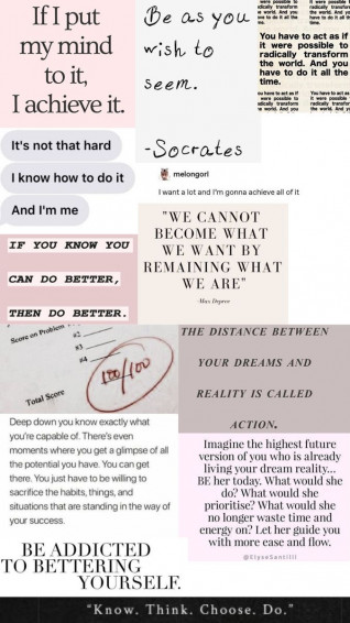 Success Wallpaper Collage Study Inspiration Quotes Motivational