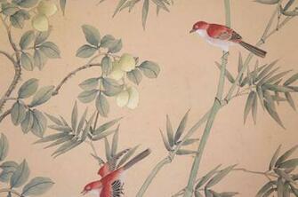 Pair Of De Gournay Hand Painted Wallpaper Panels At 1stdibs