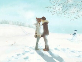 Winter Love Wallpaper Myspace Background