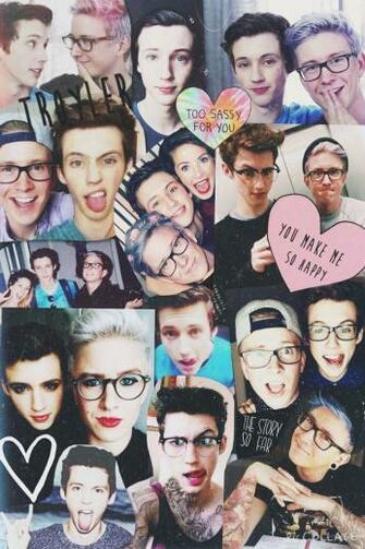 Troye X Tyler Troyler Collage Wallpaper Rs