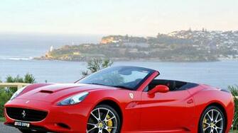 Beach Red Car Wallpaper Background For Laptop Supercar