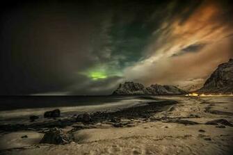 Lofoten Islands Norway Beach Arts Wallpaper