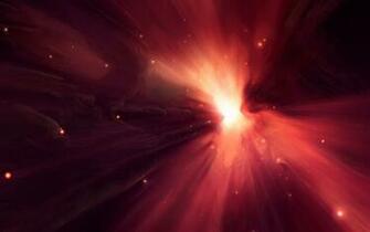 Red Space Wallpaper