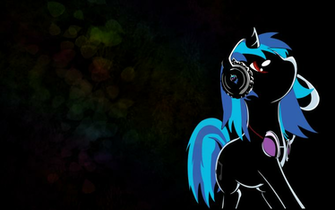 My Little Wallpaper Pony Vinyl Scratch