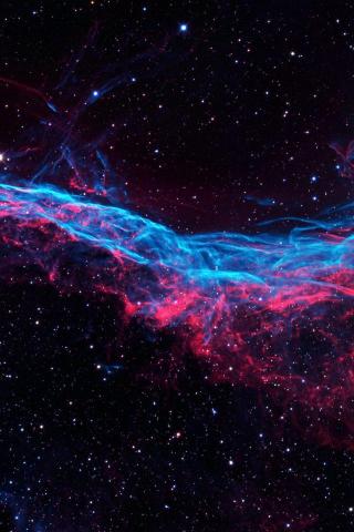 Space S Blue Stars With Love iPhone Wallpaper